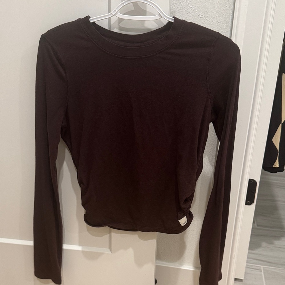Vuori Dark Brown Long Sleeve Top